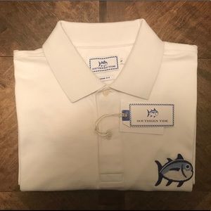 Southern Tide white polo